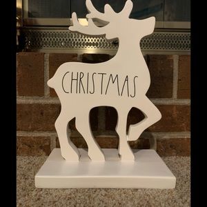 Rae Dunn wooden CHRISTMAS reindeer